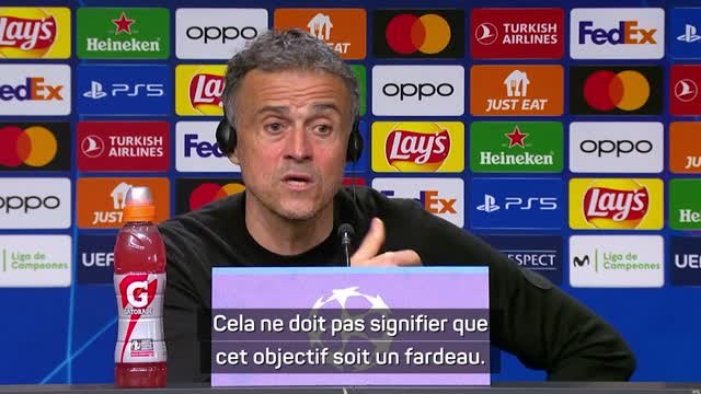 PSG - Luis Enrique : Vouloir gagner la Ligue des champions ne doit pas être un fardeau”
