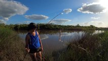 Pesca y cocina, Aventura por hermosos Arroyos, Pescado Asado a la Parrilla, Pesca De Barrio