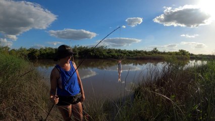 Pesca y cocina, Aventura por hermosos Arroyos, Pescado Asado a la Parrilla, Pesca De Barrio