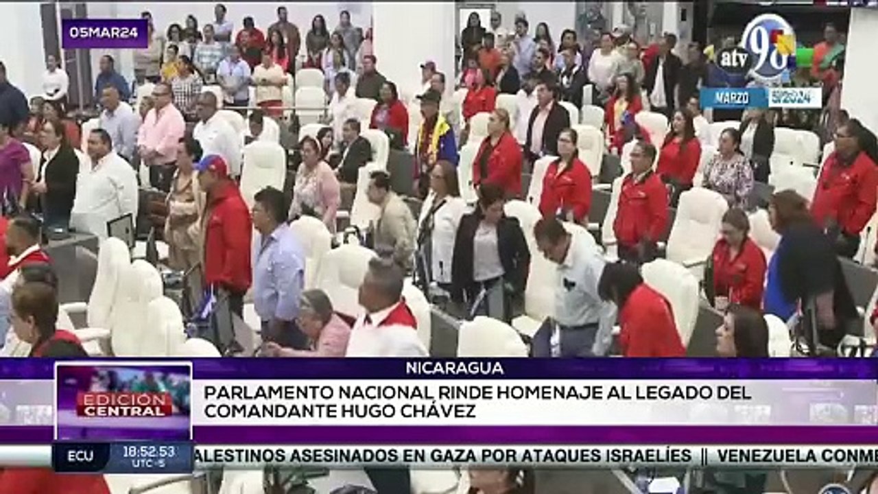 Nicaragua honran la memoria del Comandante venezolano, Hugo Chávez