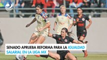 Senado aprueba reforma para la igualdad salarial entre mujeres y hombres en la Liga MX