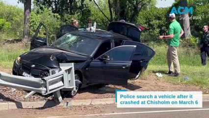 Police search car after crash at Chisholm - Newcastle Herald - March 6, 2024