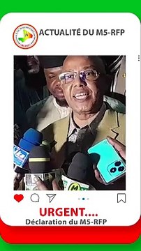 Révocation de Choguel Kokalla Maiga du poste de Président du M5-RFP - Déclaration du Comité stratégique du M5-RFP