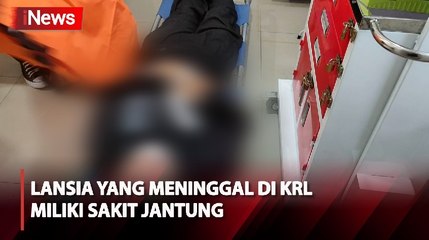 Lansia yang Meninggal di Gerbong KRL Miliki Riwayat Penyakit Jantung