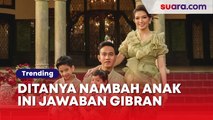 Ditanya Mau Nambah Anak, Jawaban Gibran Bikin Wartawan Ngakak: Takut Dimarahi..