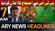 ARY News 7 AM Headlines 6th March 2024 | PTI announces protest against ECP on Sunday