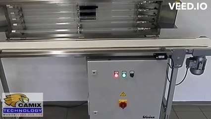 Disinfecting packaging, food and components with the UV Cover from CAMIX