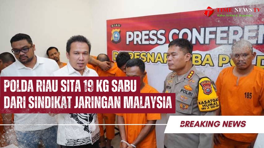 Polda Riau Sita 19 Kg Sabu dari Sindikat Jaringan Malaysia, Dikendalikan Napi Sumut