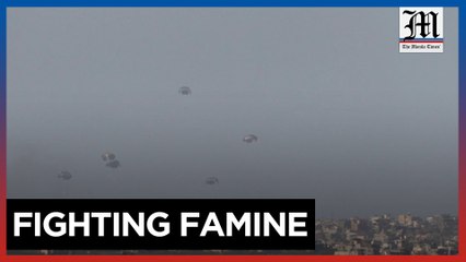 Aid airdropped into northern Gaza