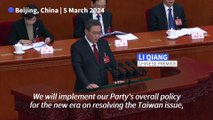 China vows to 'resolutely oppose' Taiwan independence
