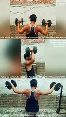 3 Best SHOULDERS Exercise With Dumbbells #heermlgangaputra #naturalbodybuilding