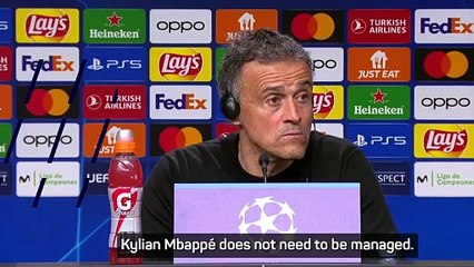 Lethal Mbappé 'manages himself' - Enrique