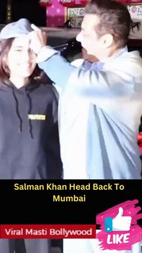 Salman Khan Spotted with Niece Alizeh Viral Masti Bollywood