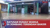 Ratusan Rumah Warga di Jombang, Jawa Timur Terendam Banjir