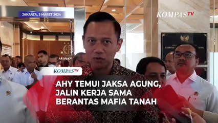 Temui Jaksa Agung, AHY Perkuat Kerja Sama Gebuk Mafia Tanah