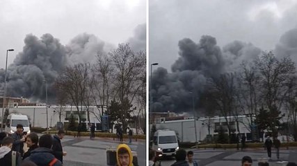 İTÜ'de yangın: Çok sayıda ekip sevk edildi