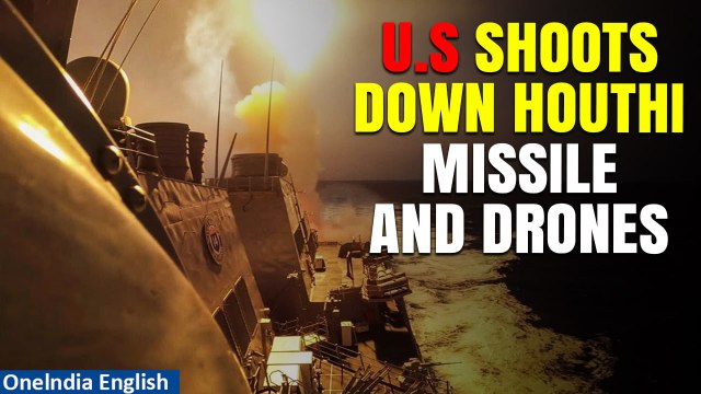 Red Sea Houthi Threat: US destroyer shoots down drones, missile launched by Houthi rebels | Oneindia