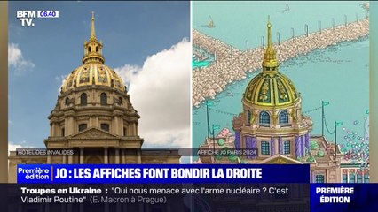 Polémique après la disparition de la croix du dôme des Invalides sur l'affiche officielle des JO