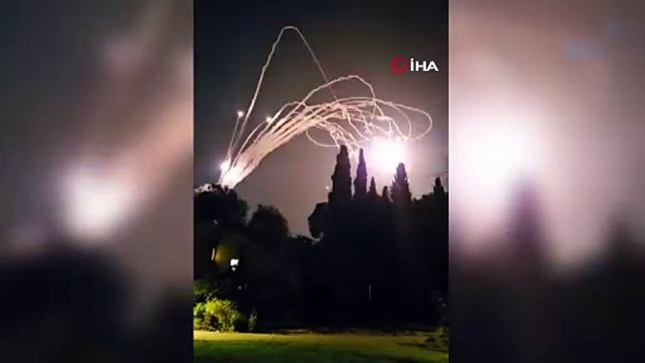 Lübnan’dan İsrail’e yaklaşık 30 roket fırlatıldı