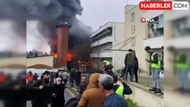İTÜ Maslak kampüsü içerisinde yangın çıktı