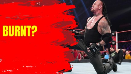 The Undertaker got burnt alive!