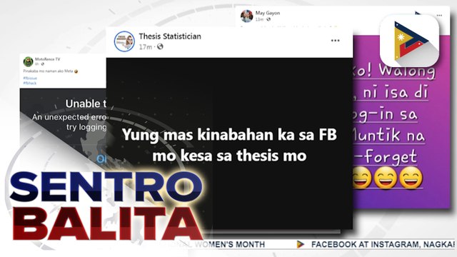 Witty reactions ng social media users sa glitch ng META apps, trending