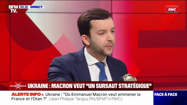 Ukraine: La parole du président de la République n'est plus dans l'intérêt des Français affirme Jean-Philippe Tanguy, député Rassemblement national de la Somme