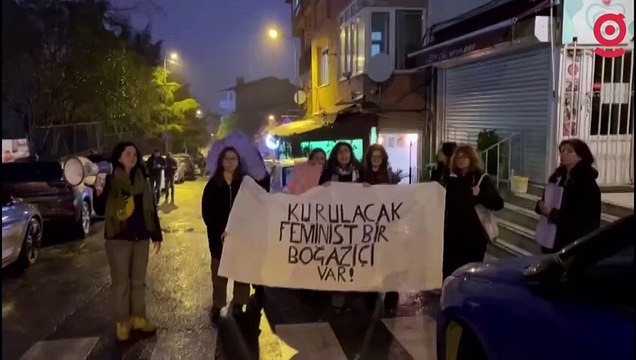 Boğaziçi'nde 8 Mart eylemi: “Bu üniversite, bu sokaklar bizim”