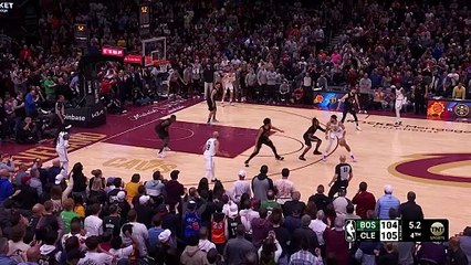 Celtics' 11-game win streak ended by overturned call in final second at Cavs