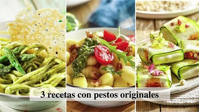 3 recetas con pesto fáciles y originales