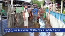 Pasca Banjir, Warga Mulai Bersihkan Rumah