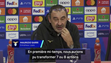 Sarri regrette encore les 10 dernières minutes du match aller