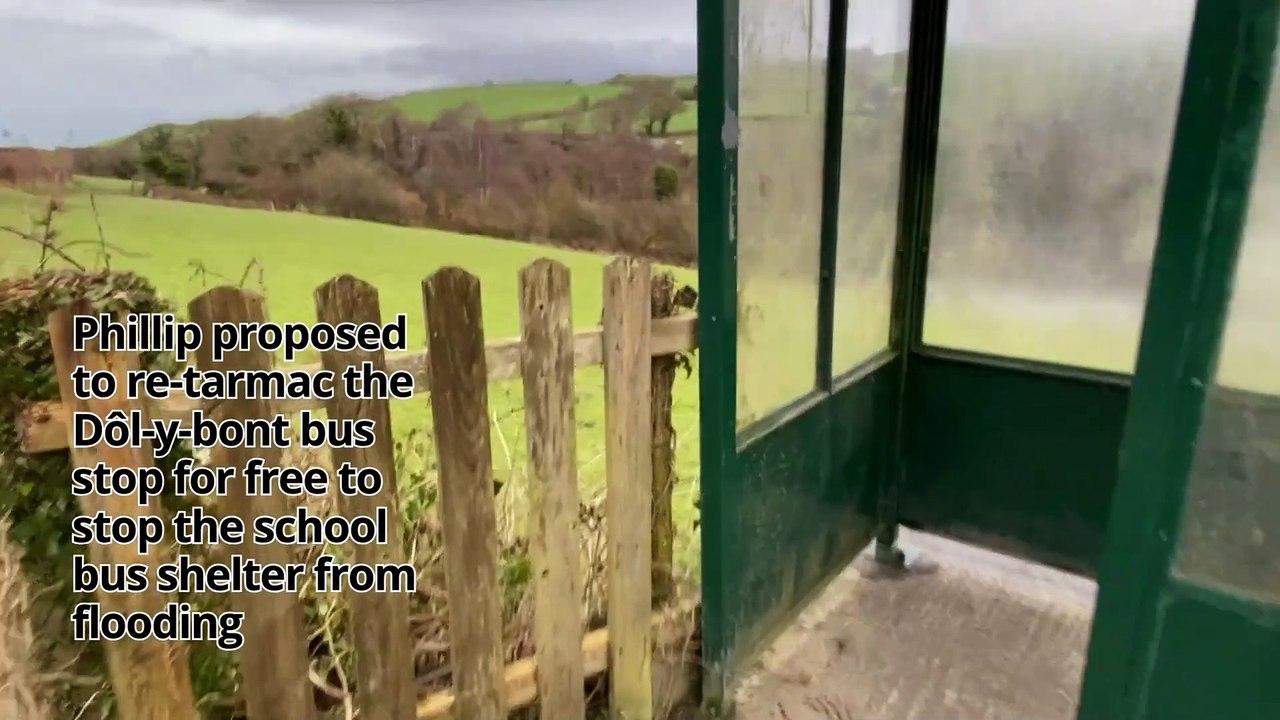 A retired engineer has offered to transform his local 'run-down' bus shelter free of charge