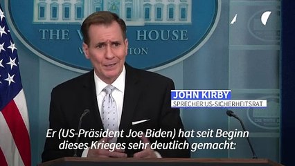 USA: Selenskyj hat nie um Bodentruppen gebeten