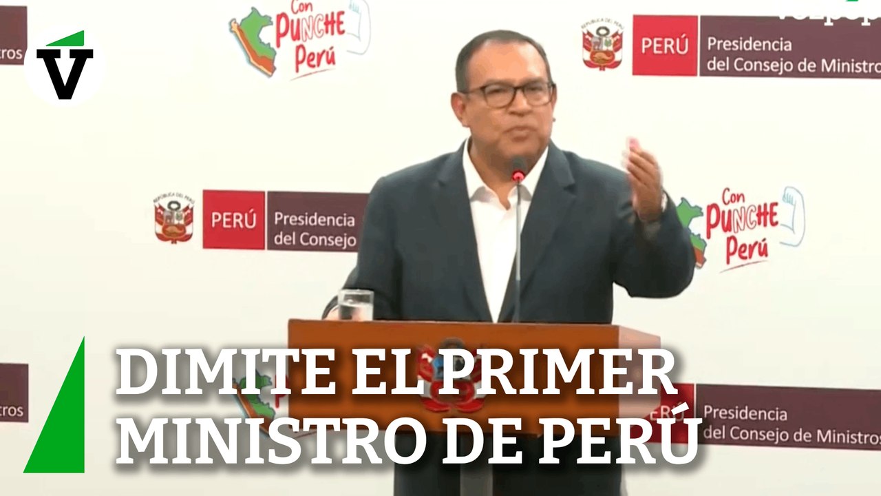 El Primer Ministro de Perú renuncia al cargo tras ser acusado de facilitar contrato irregular