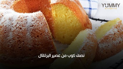 طريقة عمل كيك البرتقال دون بيض