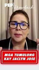 Ang mga tumulong kay Jaclyn Jose | PEP Throwback #shorts
