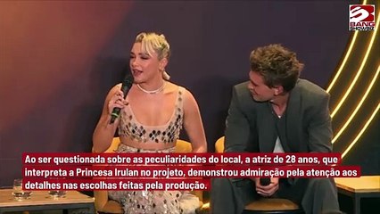 "Realmente um espaço muito assustador", afirma Florence Pugh sobre local de gravações de "Duna 2"