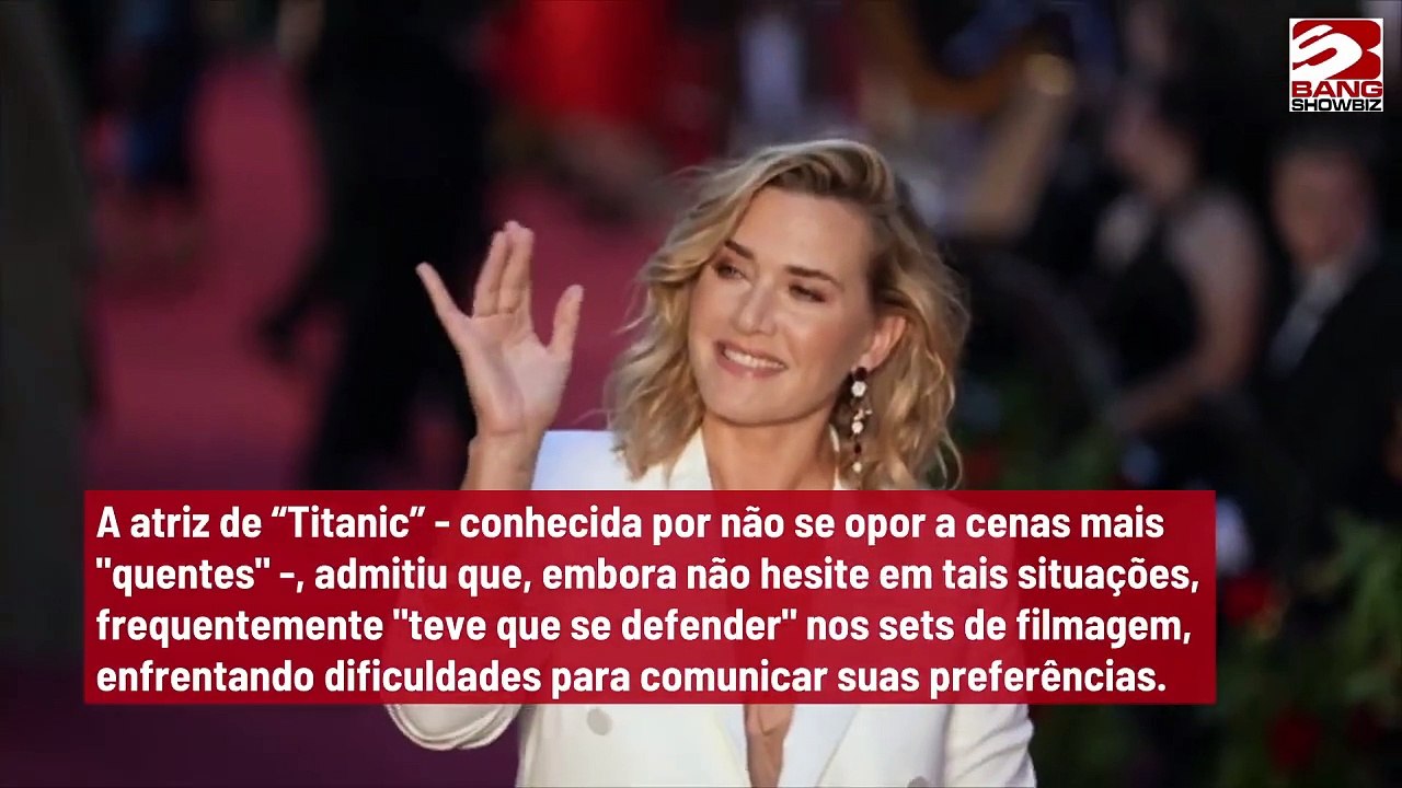 "Aprender a ter voz nesses ambientes foi difícil’’, diz Kate Winslet sobre set de filmagem
