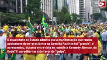 ‘’Foi uma manifestação em defesa do golpe’’, dispara Lula sobre ato pró-Bolsonaro
