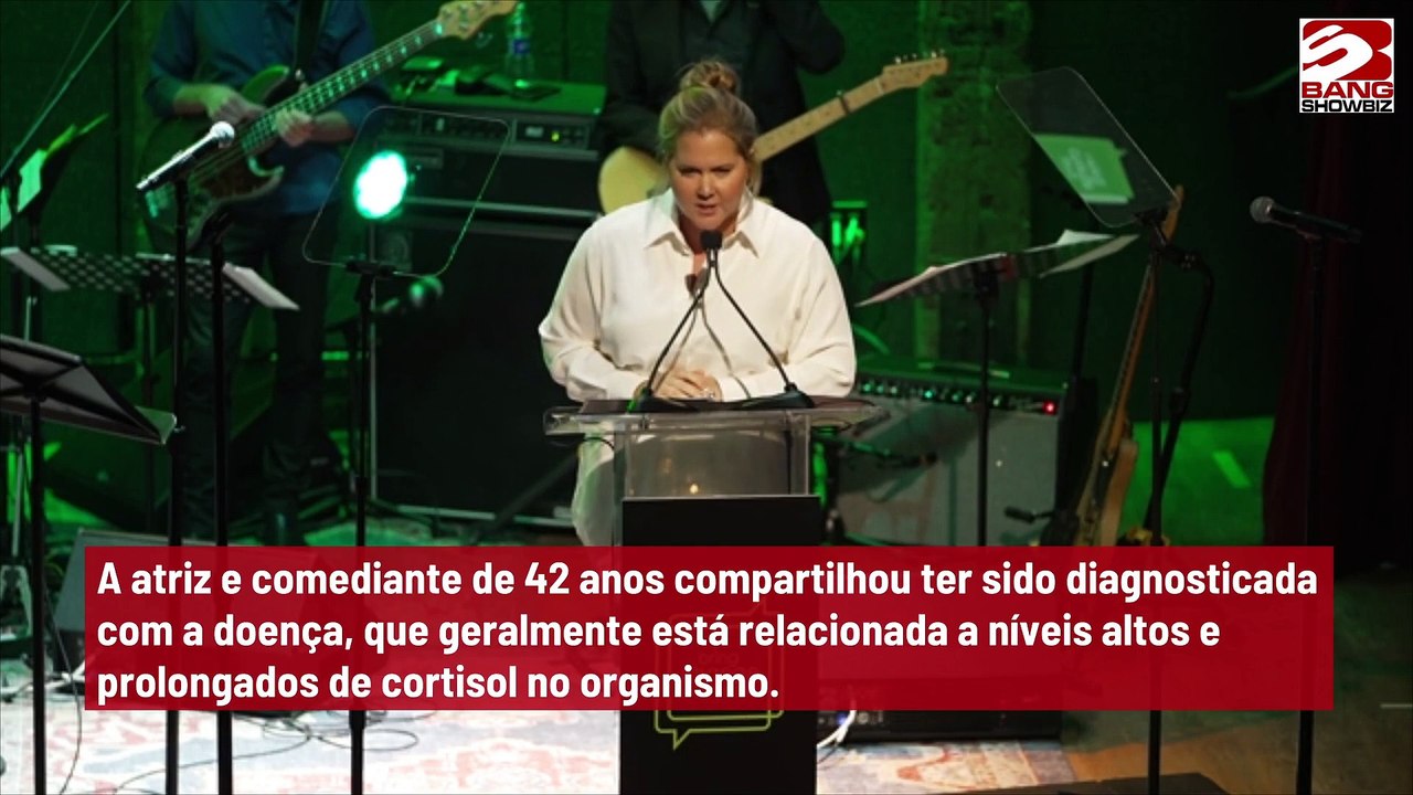 Amy Schumer revela que comentários cruéis a ajudaram a identificar síndrome de Cushing