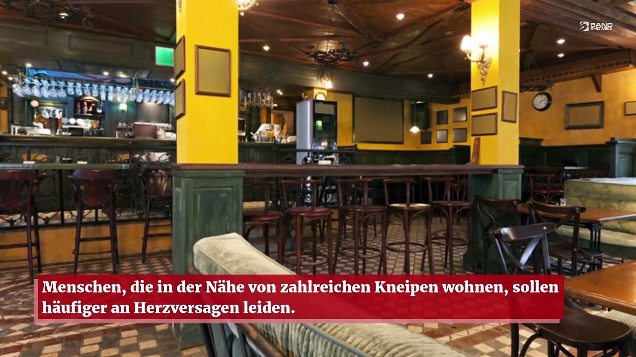 Wohnen in der Nähe von vielen Kneipen erhöht Risiko einer Herzinsuffizienz video Dailymotion