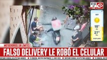 Falso delivery robó celular en cuestión de segundos