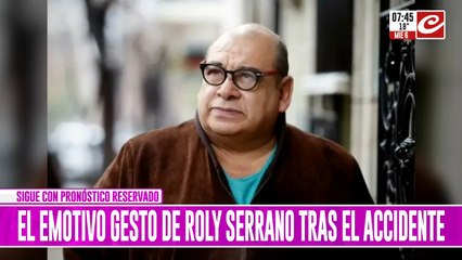Roly Serrano sorprende con emotivo gesto tras grave accidente 🚗