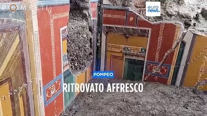 Scoperta archeologica a Pompei: ritrovato un affresco del mito greco di Frisso ed Elle