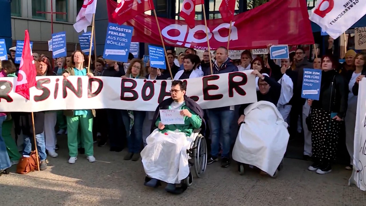 Lorenz-Böhler-Spital: Personal demonstrierte und drohte mit Streik