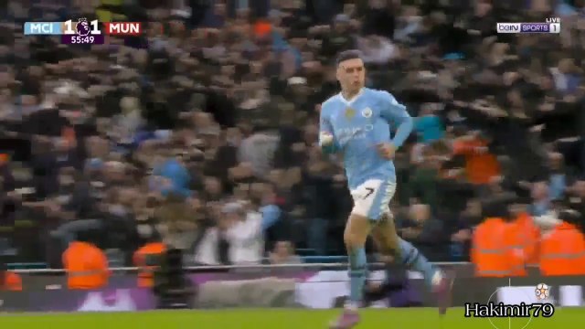 هدف فيل فودين العالمي في مرمى مانشستر يونايتد الدوري الانجليزي الممتاز 2023/24/ Foden goal against Manchester United awesome primier league 2023/24