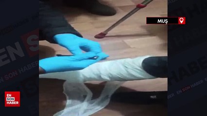Muş'ta otobüsteki yolcunun ayağındaki alçıdan uyuşturucu çıktı