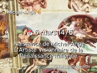  6 Mars 1475 : Naissance de Michel-Ange : L'Artiste Visionnaire de la Renaissance Italienne