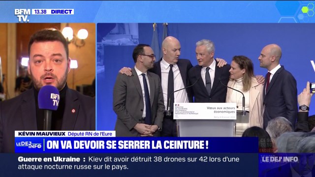 Dette publique française: L'État est obèse et à un moment il faut faire des choix , assure Kévin Mauvieux, député RN de l'Eure